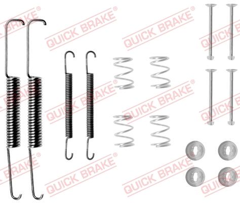 QUICK BRAKE Piederumu komplekts, Bremžu loki 105-0510